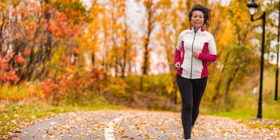 How To Stay Fit, Strong and Healthy Through Midlife - woman running