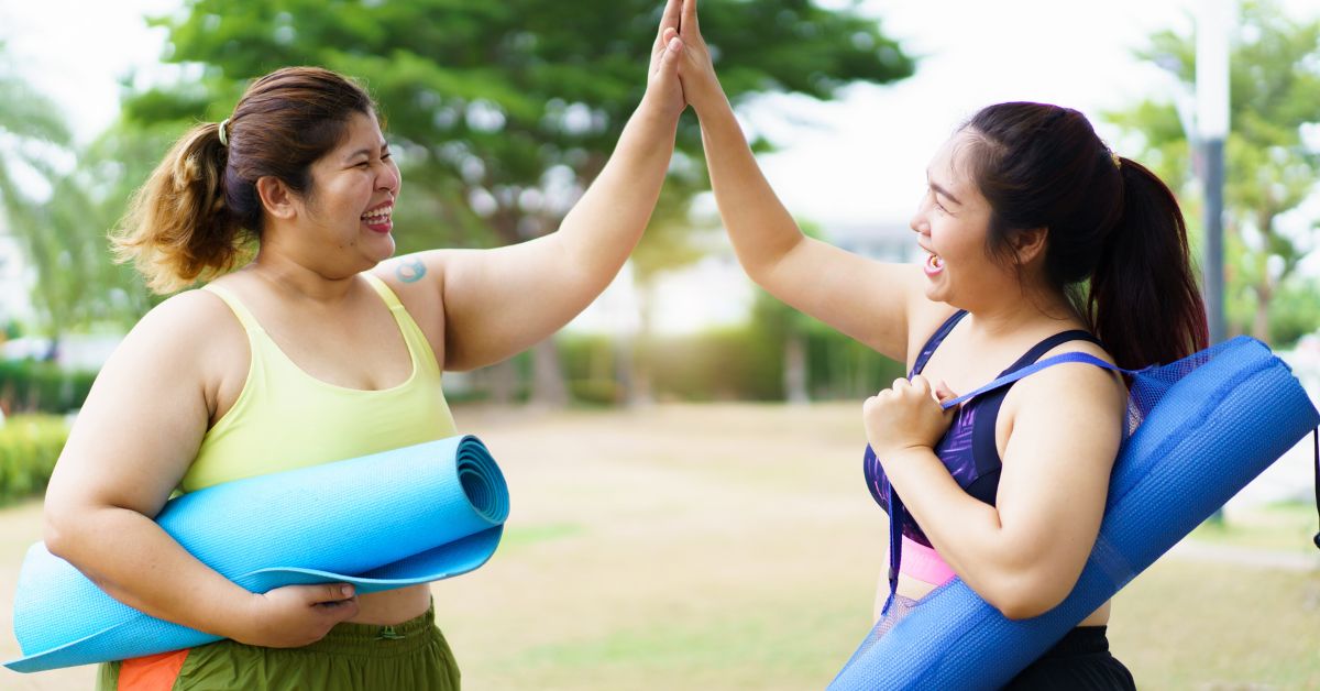 Longevity Secrets Inspired by the Blue Zones -two women high five